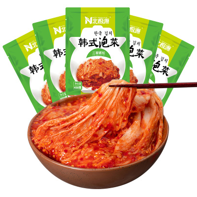 北极源辣白菜正宗韩国泡菜拍1份发5袋！