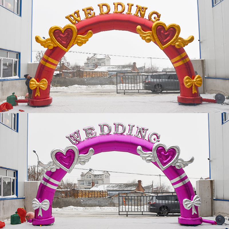 Wedding inflatable arch opening inflatable arch new wedding arch rainbow door inflatable wedding inflatable arch