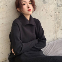 Autumn 2021 new female fairy thin chic high-end design casual early autumn long-sleeved dress