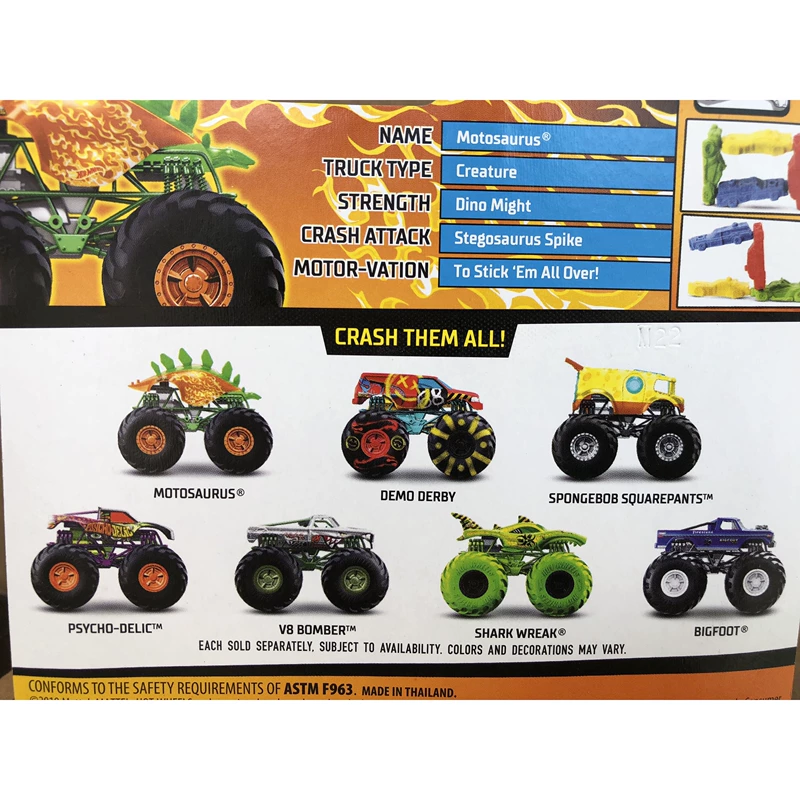 Hot Wheels Dòng xe tải hoang dã dành cho trẻ em Xe hợp kim Off-road Xe đồ chơi Boy Boy Model FYJ44 - Chế độ tĩnh