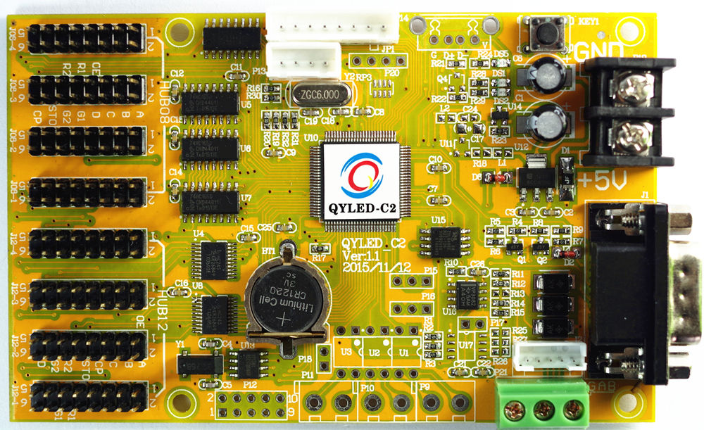 Weight Weighing Picture button on demand Timing and countdown command control LED display control card