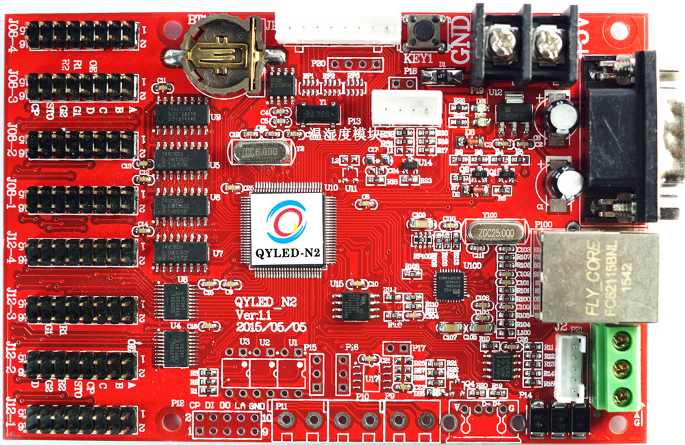 PLC configuration software modbus control network port 485 port text led display Kanban system control card