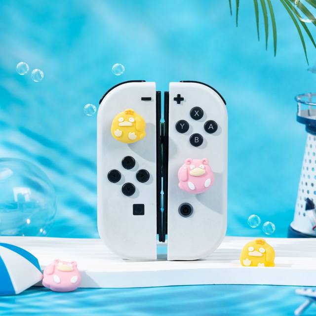 Pokémon ສາມາດບັນລຸ duck hippopotamus Nintendo switch rocker cap oled key cap rocker cover nslite