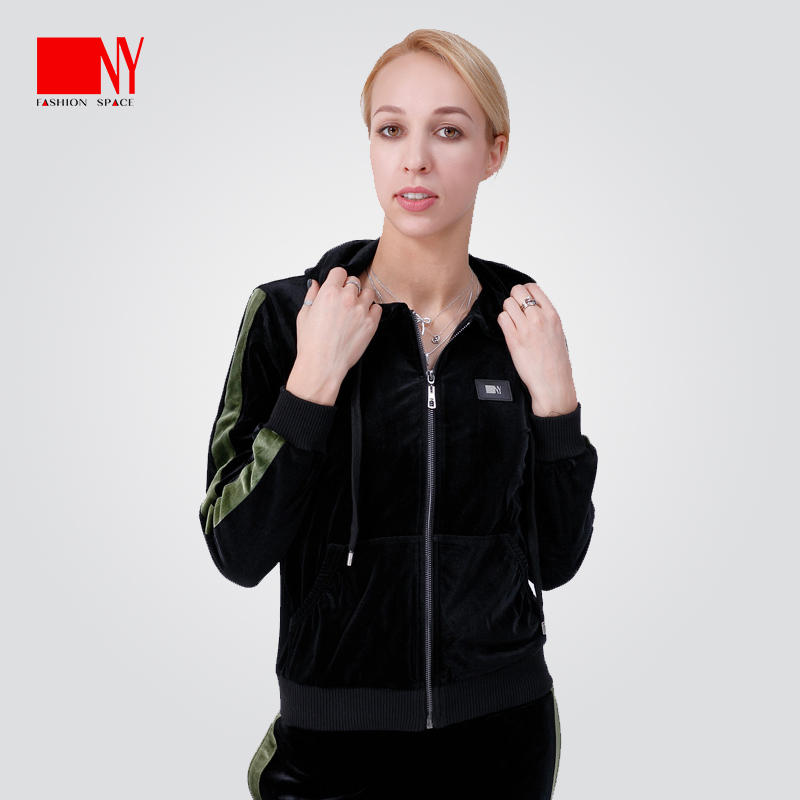 NY Nano Arts Dance Suit New Morden Dance Suit Women Velvet Suit Workout Casual Sports Suit Latin dance suit