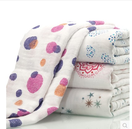 Goodbaby baby gauze wrap newborn cotton bath towel hug quilt 6 layers of gauze