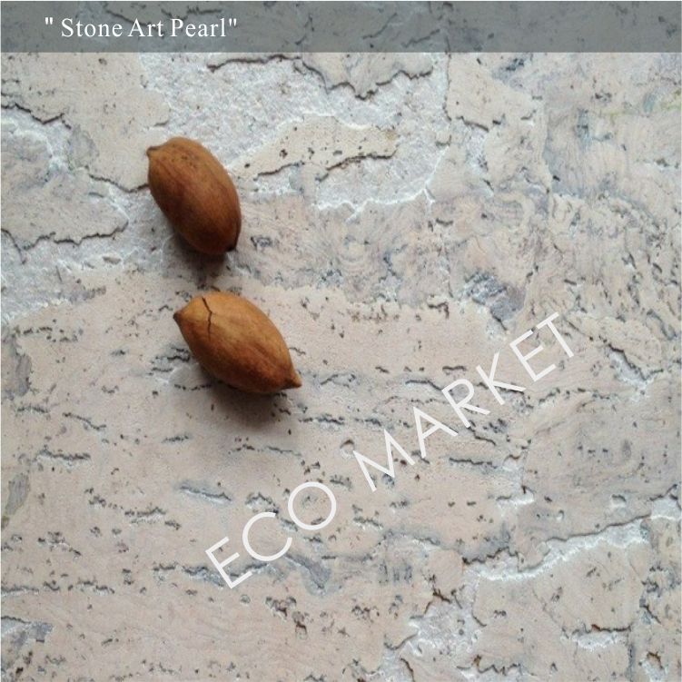 Portuguese original Imported Cork Wall Panel TV Background White Cork TA23