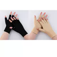 Половина пальца [черная+кожа] 2 удвоения