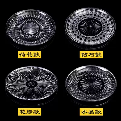 Acrylic plastic transparent fruit plate ktv bar snack platter dry fruit dish dining room dedicated commercial