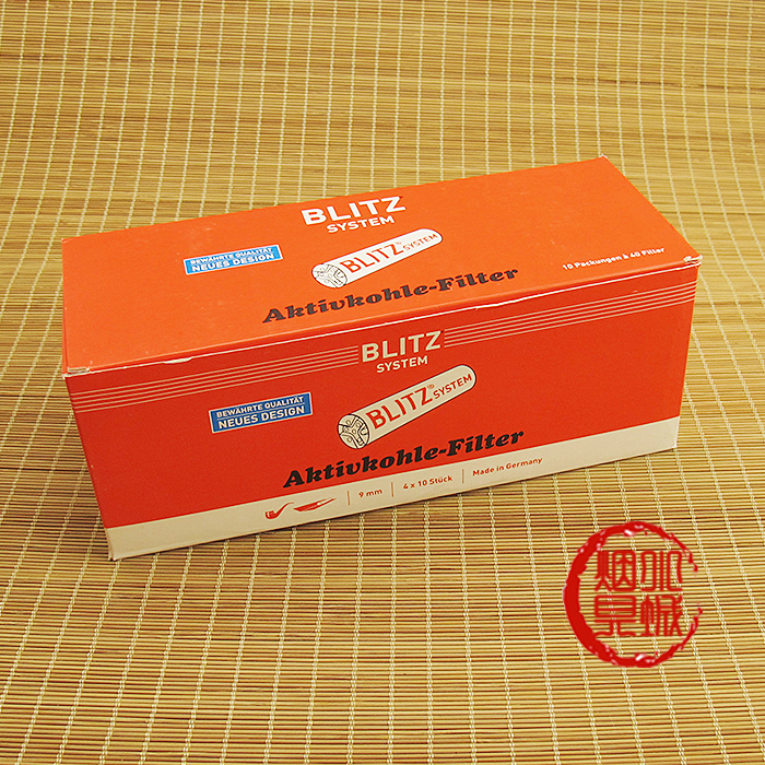 Switzerland imported BLITZ 9mm cigarette holder pipe filter 10 40 100 400 lightning filter new packaging