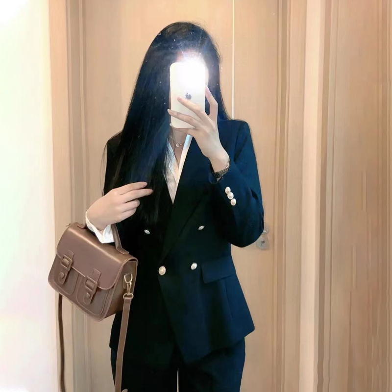 Art Trackers Suit Suit Women Positive Dress College Student Civil Service Interview Workwear Professional Dress Suit Jacket Woman Temperament-Taobao