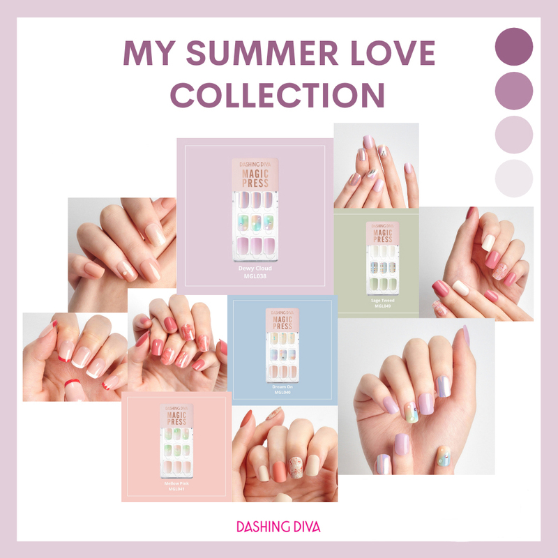 Song Qian 21 Spring Collection Korean Dashing Diva Nail Stickers Professional Nail Tips Non-Damaging to Nails Suitable for Pregnant Women