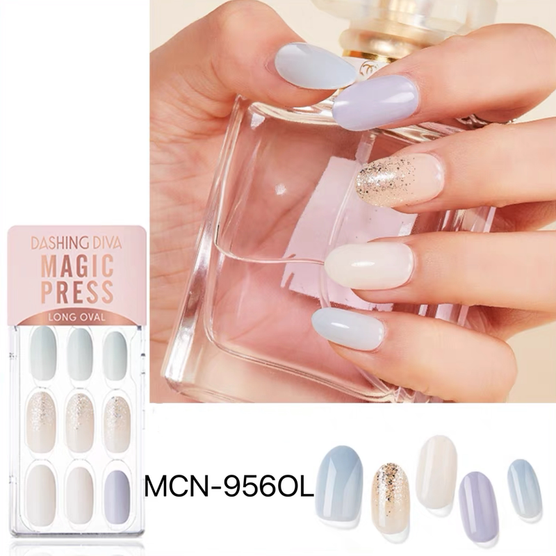 22 Autumn Dashing Diva Nail Tips Song Qian Endorsement Safe for Pregnancy Three-Minute Manicure 97-152