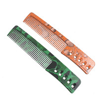 Japan SAKA Professional Mens Hair Comb K-C50 Camouflage Series Cord Comb with Handle Handle