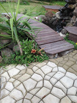 Courtyard permeable tiles floor tiles foundation building materials floor paving cement mold