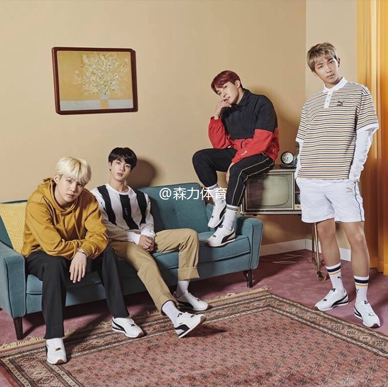 PUMA Hummer BTS Bulletproof Youth Sports Giày thể thao nam và nữ Giày A-Gump 368188-01 giày sneaker nam trắng