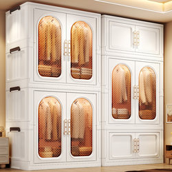 Installation-Free Baby Wardrobe Baby Clothes Storage Cabinet kids Simple Small Wardrobe For Home Foldable Multi-Layer Locker
