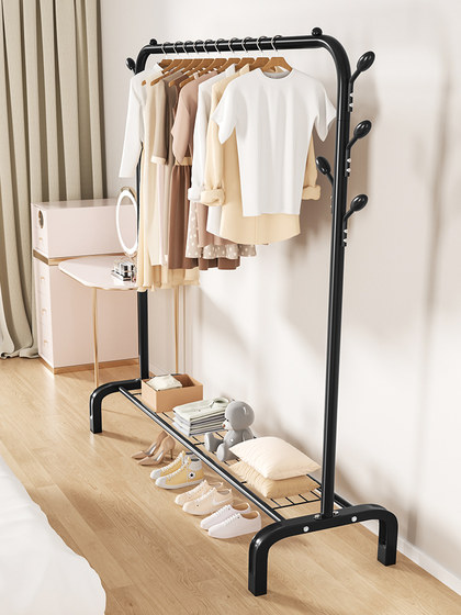 Simple Folding Clothes Drying Rack for Balcony, Bedroom, Home Use, Dormitory, Thickened Clothes Hanger
