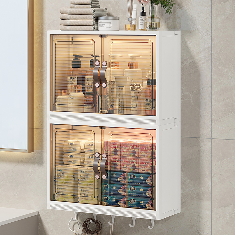 Bathroom Small Wall Cabinet, Bathroom Storage Rack, Wall-Mounted Toilet Washbasin, Above the Toilet, Bathroom Wall-Mounted Storage Cabinet