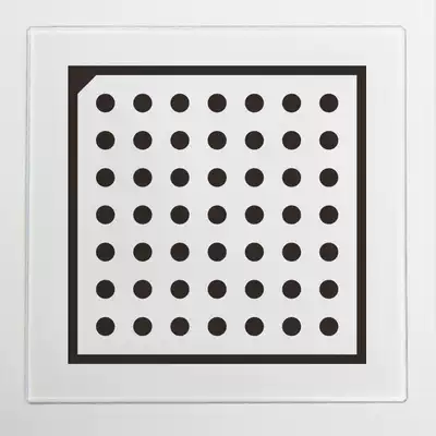 Glass calibration plate correction optical calibration plate acrylic calibration Halcon binocular vision calibration plate GB