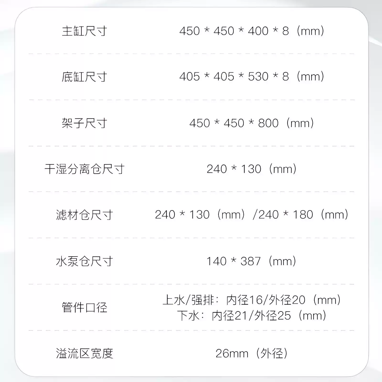 NINEWOOD久物萤火虫鱼缸曼鱼M3D白玉金晶五线超白兰寿金鱼底滤缸 detail 4