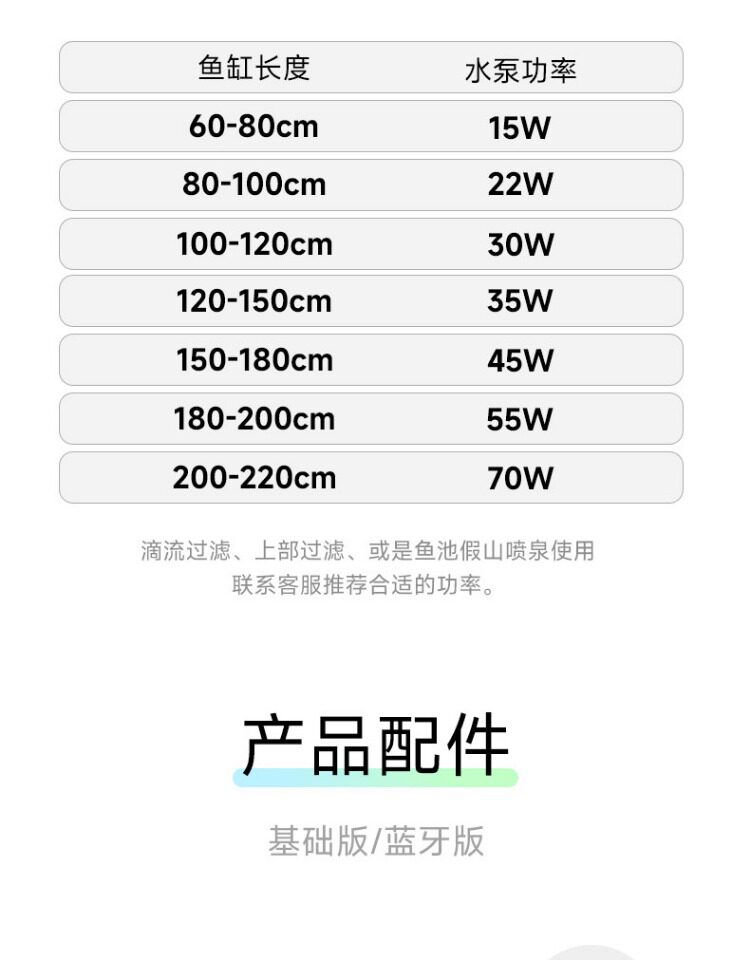 尼特利水族时光变频水泵蓝牙智控小型底吸静音循环水泵鱼缸潜水泵 detail 37