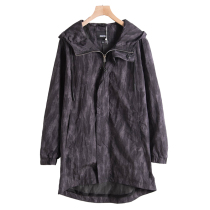 Mens West Lake Pavilion (Sen) Spring hooded waterproof windbreaker coat SM309