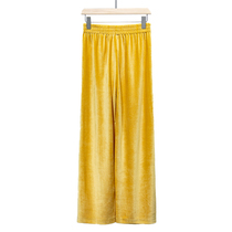 West Lake Pavilion (Ha Z) spring thin waist Joker wide-legged straight trousers HZ618