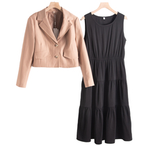 West Lake Pavilion (Yizi) spring two-piece lapel single-breasted small fragrant wind set YZ271