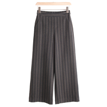 West Lake Pavilion old (mining) spring dress striped woolen pants pants FC858