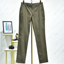 Mens West Lake Pavilion (hanging) Autumn comfortable upper body 97 cotton trousers CX4203