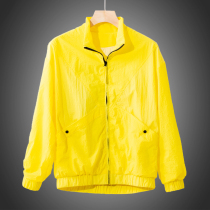 Mens West Lake Pavilion (7) Autumn dress back letter sunscreen short jacket dq825