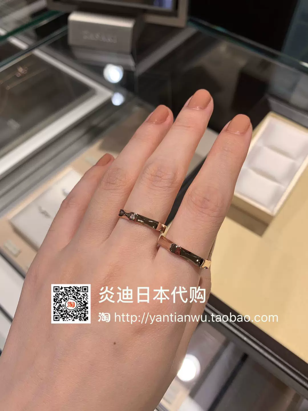 Пара кольца с шестигранной формой из розового золота 18K, обручальное кольцо из линии tasaki LABELLO, покупка в Японии