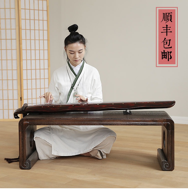 Gỗ rắn guqin bàn ghế đẩu / đốt paulownia cổ cộng hưởng bàn đàn piano phân đàn bàn trà guzheng phong cách Trung Quốc bàn thư pháp - Bàn bàn học đẹp