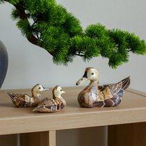 Home accessories creative small ornaments folk handicrafts animal ducklings decoration gifts desktop furnishings