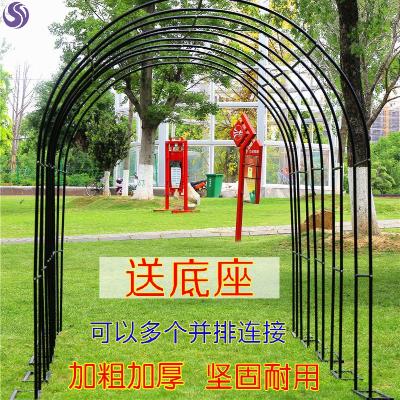 Grape shelf garden outdoor arch flower stand climbing rattan garden stand iron frame rose climbing flower plant flower
