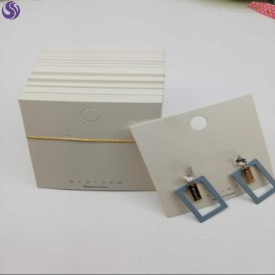 Earrings packaging paper jam Earrings paper jam can be hung 925 earrings paper jam can be hung after pvc ear ornaments paper jam customized high 