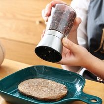 Home Pepper Grinder Stainless manual adjustable Pepper Powder Sea Salt Now Mill Sesame Black Pepper Grinding Bottle