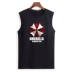 Áo vest nam cotton thể thao thủy triều rộng cỡ áo không tay áo thun trẻ trung mùa hè thoáng khí thể thao chạm đáy áo thể dục - Áo vest cotton áo khoác ghi lê nam Áo vest cotton