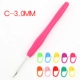 Crochet móc công cụ mềm xử lý bàn tay đặt túi áo len đan len Tự làm chống trượt gói vật liệu crochet - Công cụ & vật liệu may DIY khung tranh thêu chữ thập