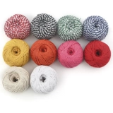 Линейная пачка коричневая -коричневая хлопчатобумажная нить для булочек привязана с zongzi веревочной пачкой краб.