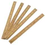 Бамбуковая линейка, 1 метрная одежда в длину одежды, правитель измерения измерения измерения измерения Городской правитель, сдвоенный двойной шкал, бамбук и утолщенный правитель древесины