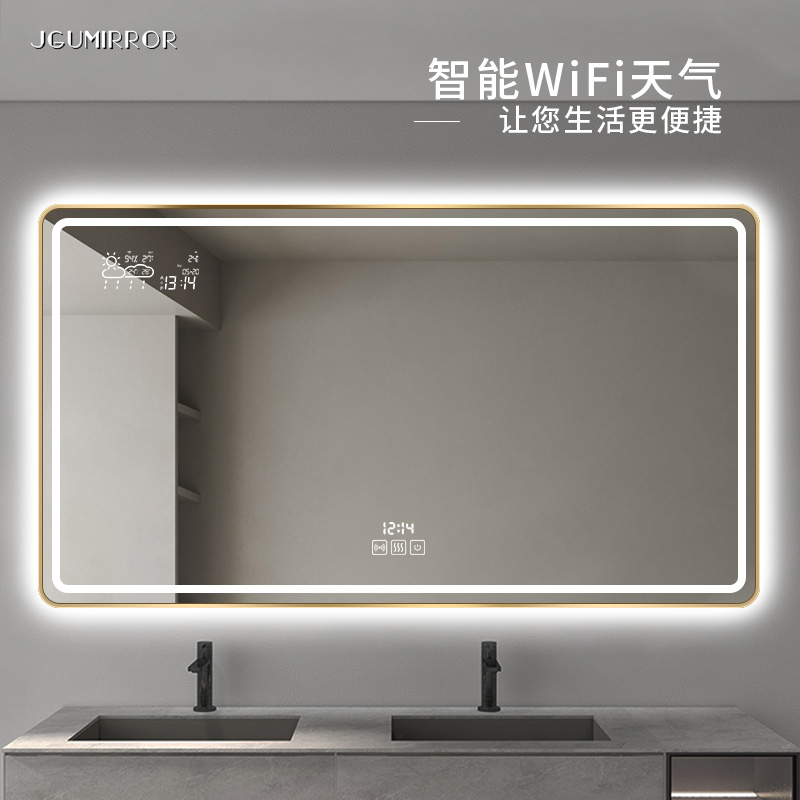 Makeup Room Mirror Light Extravagant BATHROOM MIRROR WITH LAMP HANGING WALL WASH DESK MULTIFUNCTION BORDER ULTRA WHITE MIRROR CUSTOMIZE
