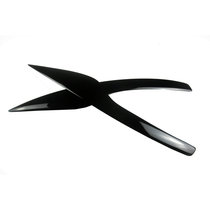 Suitable for 08-10 MK2 Facelift Fox resin modified eyebrow eyebrow stickers for Fox headlights