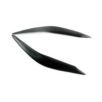 Suitable for Volkswagen New Polo black resin modified lamp eyebrow headlight decorative patch