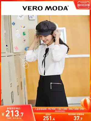 Vero Moda2021 Early Autumn Doll Collar Chiffon Shirts Women) 321131056