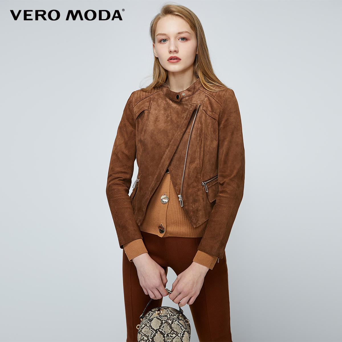 Vero Moda 2020 Spring / Summer New Vintage ins gió xe đạp Trim Jacket Da Woman) 320.110.528