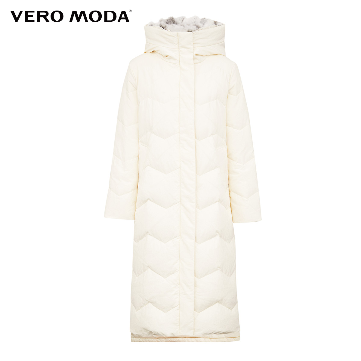 Vero Moda trắng vịt Thỏ lông dài xuống áo khoác Woman) 319312509