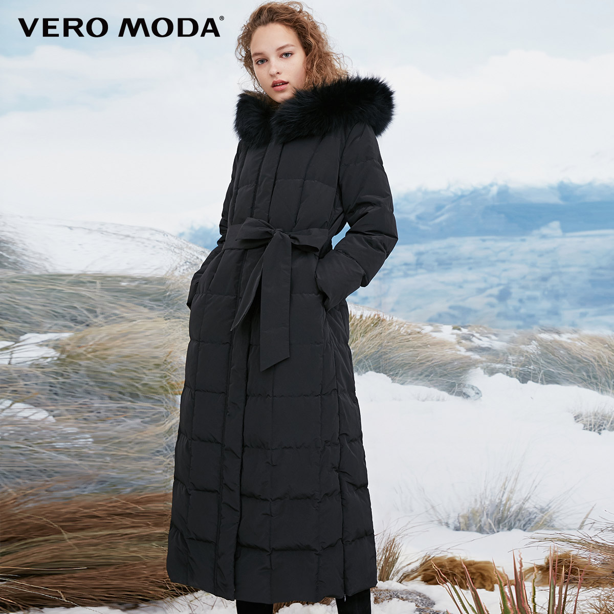 Vero Moda Removable nhíp tóc cắt dài xuống áo khoác nữ) 319312507