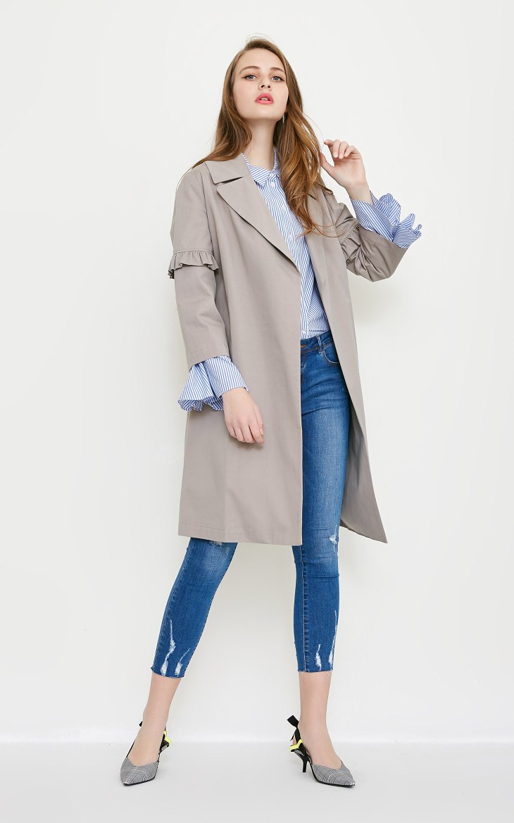 Trench pour femme VERO MODA en Coton - Ref 3226198 Image 52