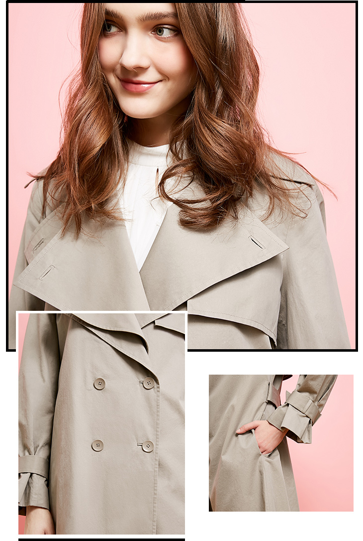 Trench pour femme VERO MODA en Coton - Ref 3225829 Image 59